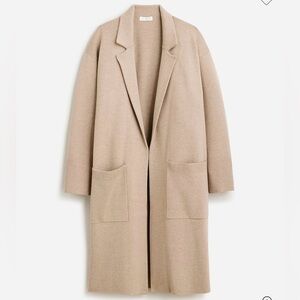 J. Crew Ella Open Front Long Sweater Blazer